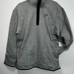 Nike Gray Sportswear Tech Fleece Top